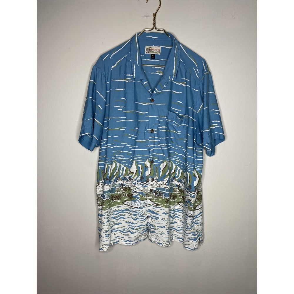 Patagonia Pataloha Limited Edition 2019 Hawaiian Shirt‎ Landscape Mens XXL